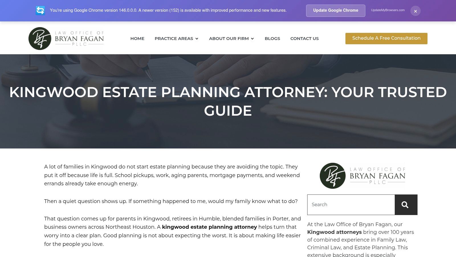 Screenshot from https://www.kingwoodattorneys.com/kingwood-estate-planning/
